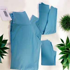 Blue Jeggings with Slim Fit and Denim Look